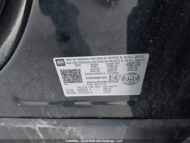 3GKALVEV0ML397008 GMC Terrain Slt