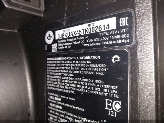 Can-Am Defender 2026 3JBKUAX45TK002614 Image 9