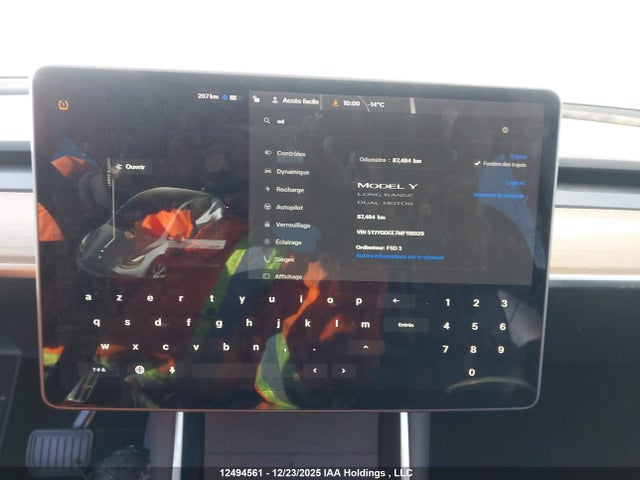 5YJYGDEE7MF118029 Tesla Model Y