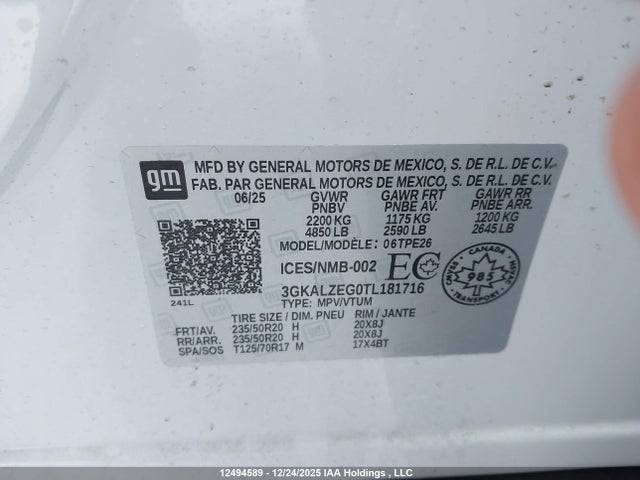 3GKALZEG0TL181716 GMC Terrain Denali Awd
