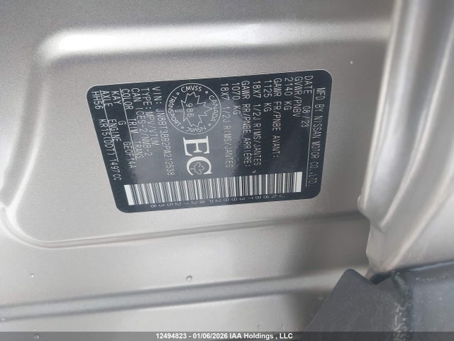 Aukcja sprzedaży 2023 Nissan Rogue, vin: JN8BT3BB2PW212538, numer aukcji: 12494823
