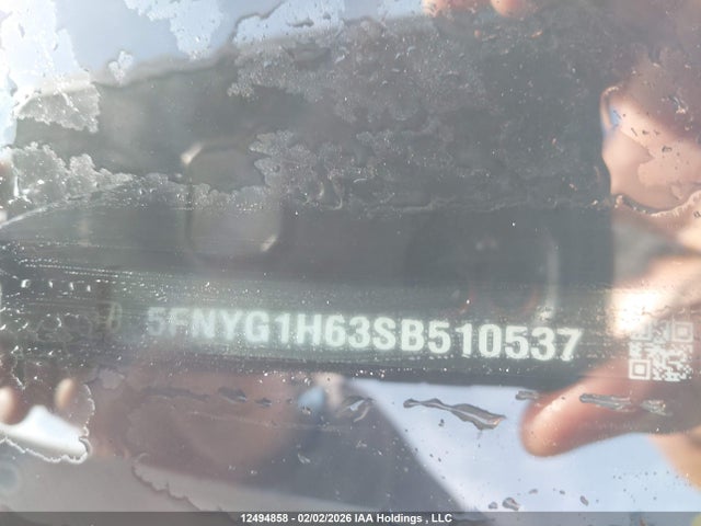 5FNYG1H63SB510537 Honda Pilot Trailsport