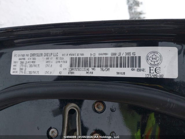 1C6RR7GT8ES115146 RAM 1500 Slt