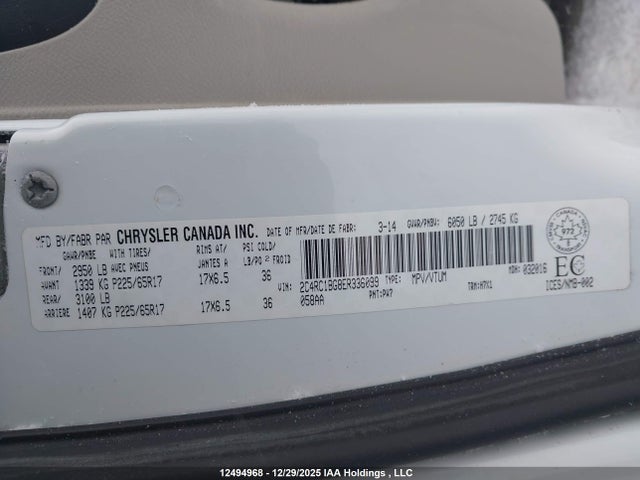 2C4RC1BG8ER336099 Chrysler Town &amp; Country Touring