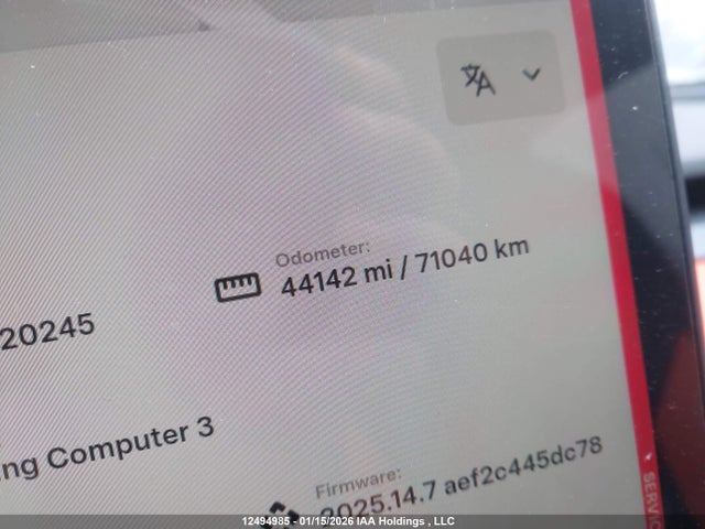 5YJ3E1EA8NF320245 Tesla MODEL 3