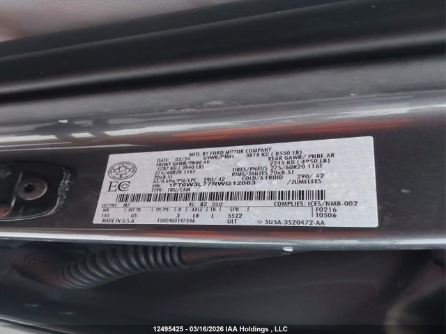 1FT6W3L77RWG12063 Ford F-150 Lightning Flash