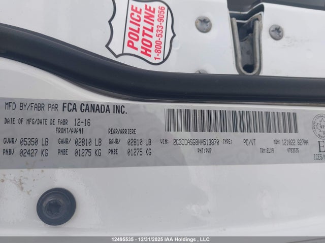 Chrysler 300 C Platinum 2017 2C3CCASG8HH513870 Image 9