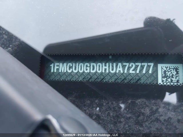 1FMCU0GD0HUA72777 Ford ESCAPE SE