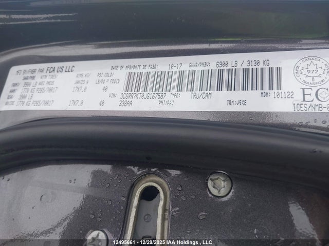 3C6RR7KT0JG167587 RAM 1500 St