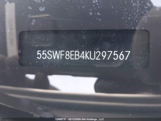 55SWF8EB4KU297567 Mercedes-Benz C 300 4matic