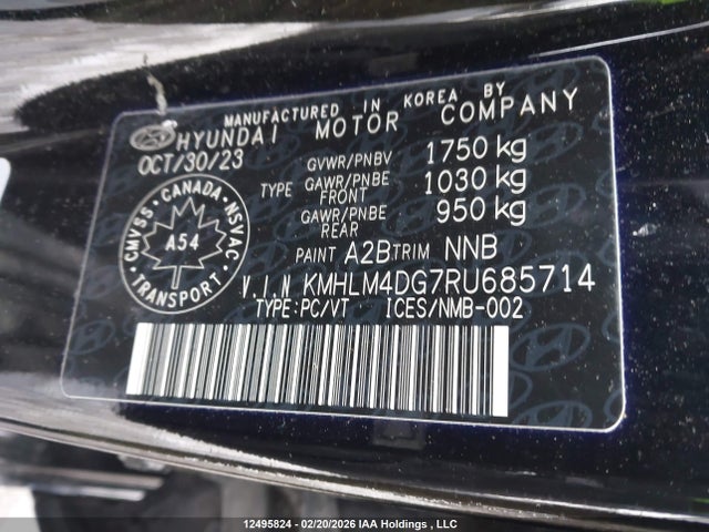 Продаж на аукціоні авто 2024 Hyundai Elantra Sel, vin: KMHLM4DG7RU685714, номер лоту: 12495824