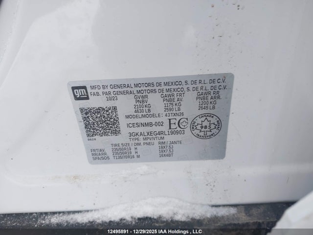 3GKALXEG4RL190903 GMC Terrain Denali