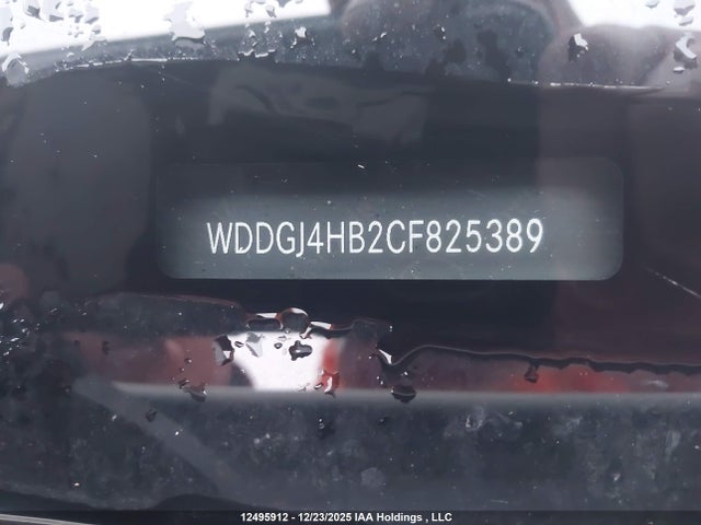 12495912 :رقم المزاد ، WDDGJ4HB2CF825389 vin ، 2012 Mercedes-benz C 250 مزاد بيع