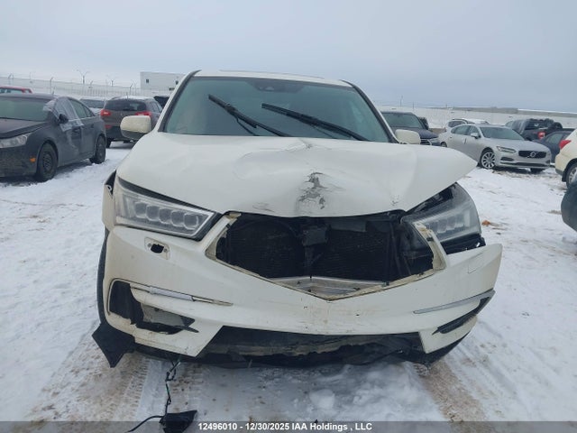 12496010 :رقم المزاد ، 5FRYD4H49HB504631 vin ، 2017 Acura Mdx Navi مزاد بيع