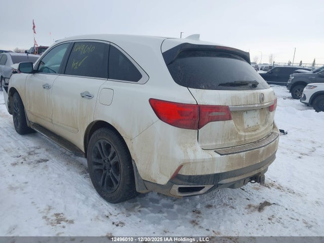 12496010 :رقم المزاد ، 5FRYD4H49HB504631 vin ، 2017 Acura Mdx Navi مزاد بيع
