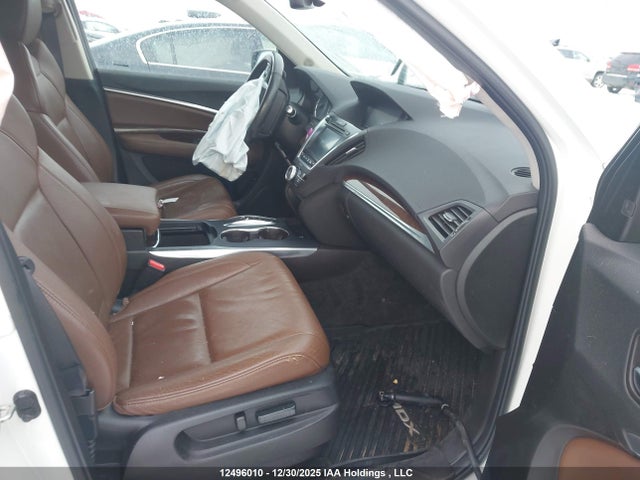 12496010 :رقم المزاد ، 5FRYD4H49HB504631 vin ، 2017 Acura Mdx Navi مزاد بيع