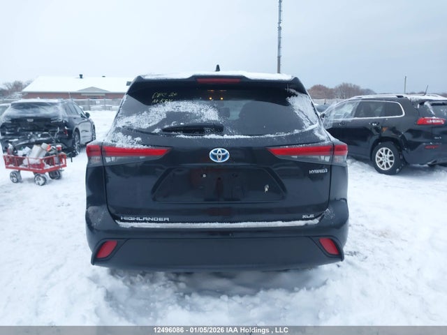 2023 Toyota Highlander Hybrid Hybrid მანქანა იყიდება აუქციონზე, vin: 5TDKBRCH6PS136214, აუქციონის ნომერი: 12496086