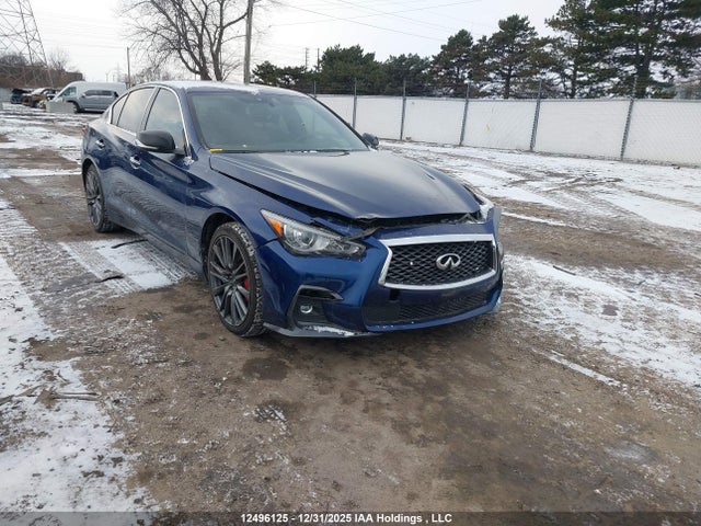 2018 Infiniti Q50 3.0t Red Sport 400 მანქანა იყიდება აუქციონზე, vin: JN1FV7AR8JM480822, აუქციონის ნომერი: 12496125