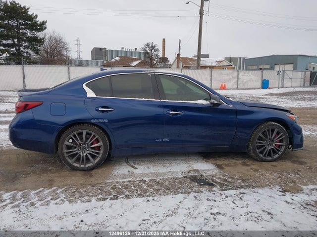 2018 Infiniti Q50 3.0t Red Sport 400 მანქანა იყიდება აუქციონზე, vin: JN1FV7AR8JM480822, აუქციონის ნომერი: 12496125
