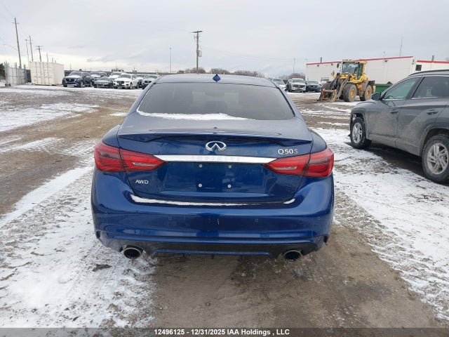 2018 Infiniti Q50 3.0t Red Sport 400 მანქანა იყიდება აუქციონზე, vin: JN1FV7AR8JM480822, აუქციონის ნომერი: 12496125