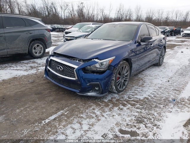 2018 Infiniti Q50 3.0t Red Sport 400 მანქანა იყიდება აუქციონზე, vin: JN1FV7AR8JM480822, აუქციონის ნომერი: 12496125