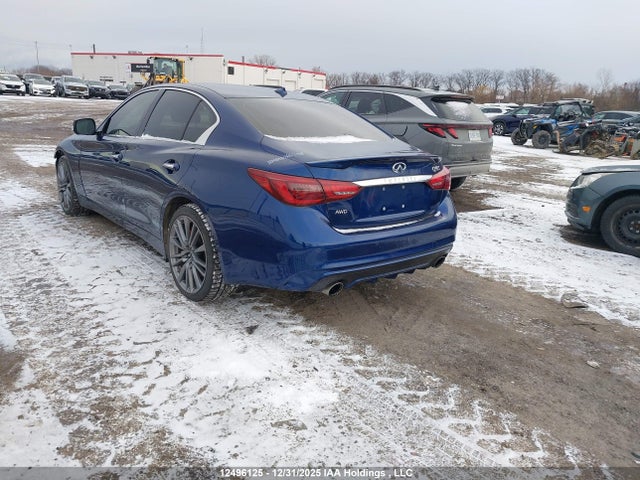 2018 Infiniti Q50 3.0t Red Sport 400 მანქანა იყიდება აუქციონზე, vin: JN1FV7AR8JM480822, აუქციონის ნომერი: 12496125