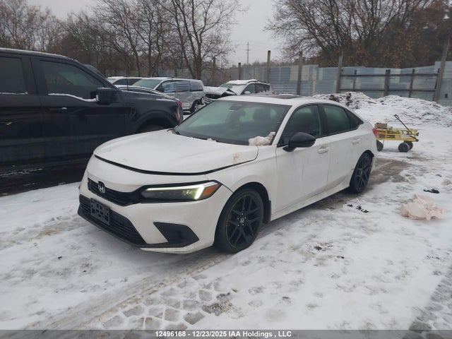 12496168 :رقم المزاد ، 2HGFE2F57NH113135 vin ، 2022 Honda Civic Sport مزاد بيع