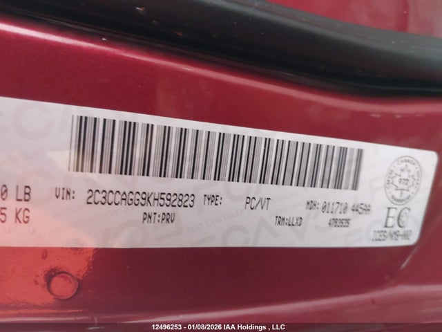 2C3CCAGG9KH592823 Chrysler 300 S