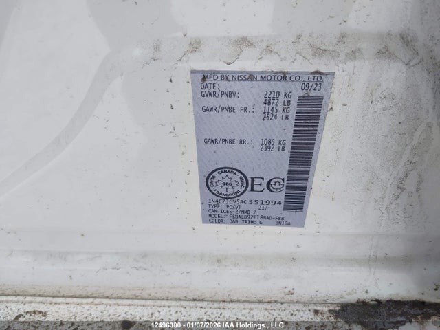 1N4CZ1CV5RC551994 Nissan Leaf Sv/sv Plus