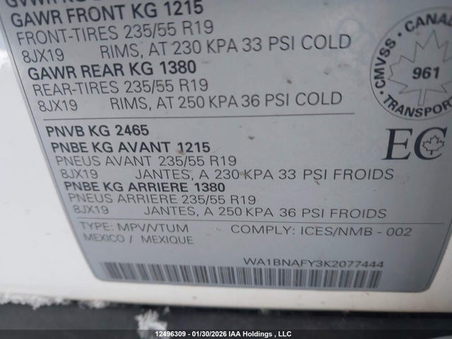 WA1BNAFY3K2077444 Audi Q5 45 Progressiv