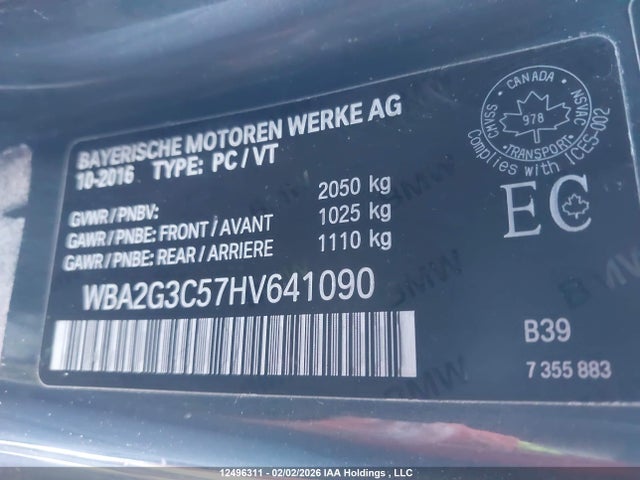 BMW M240i Xdrive 2017 WBA2G3C57HV641090 Image 9