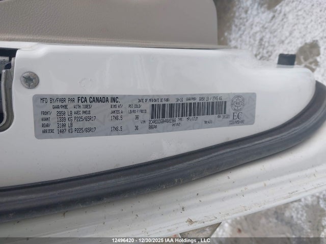 Dodge Grand Caravan 2017 2C4RDGDG8HR602366 Image 9