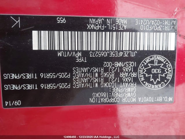 Scion XB 2014 JTLZE4FE5EJ065273 Image 18