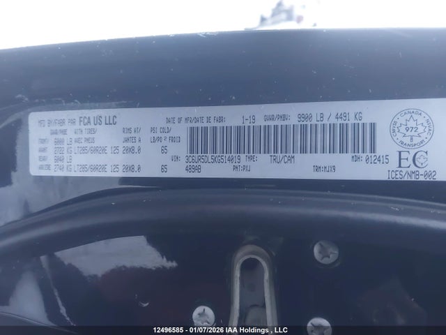 3C6UR5DL5KG514019 RAM 2500 Big Horn