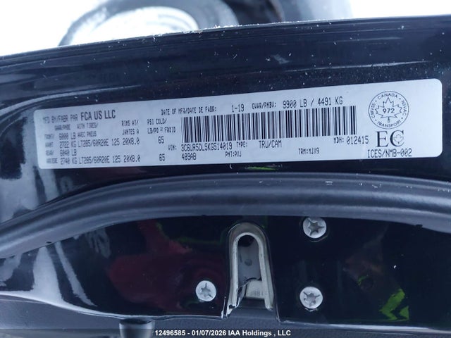 3C6UR5DL5KG514019 RAM 2500 Big Horn