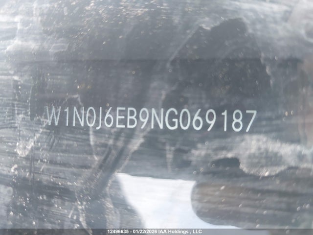 W1N0J6EB9NG069187 Mercedes-Benz Amg Glc 43 Coupe 4matic