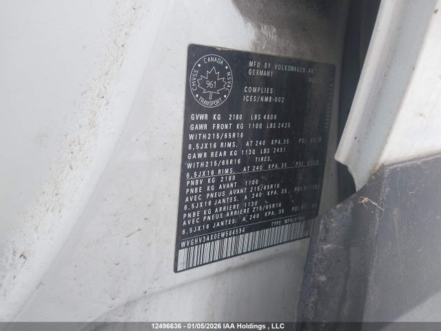 WVGHV3AX0EW584594 Volkswagen Tiguan S/se/sel/r-line