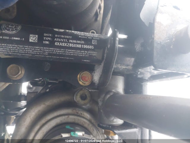4XASXZ85XNB196685 Polaris Sportsman 850 Ultimate Trail Le