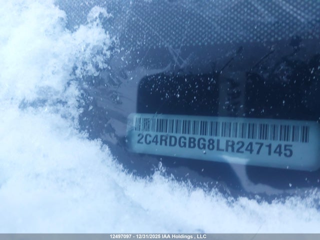 Aukcja sprzedaży 2020 Dodge Grand Caravan Se, vin: 2C4RDGBG8LR247145, numer aukcji: 12497097