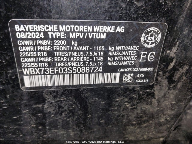 WBX73EF03S5088724 BMW X1 Xdrive28i
