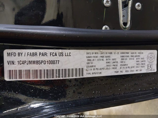 Jeep Cherokee Altitude Lux 2023 1C4PJMMB5PD100077 Image 9