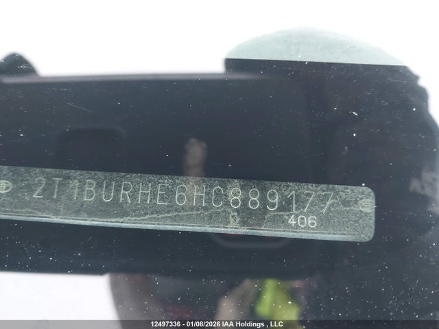 2T1BURHE6HC889177 Toyota COROLLA LE