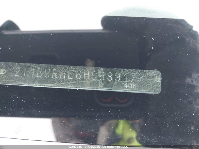 2T1BURHE6HC889177 Toyota COROLLA LE