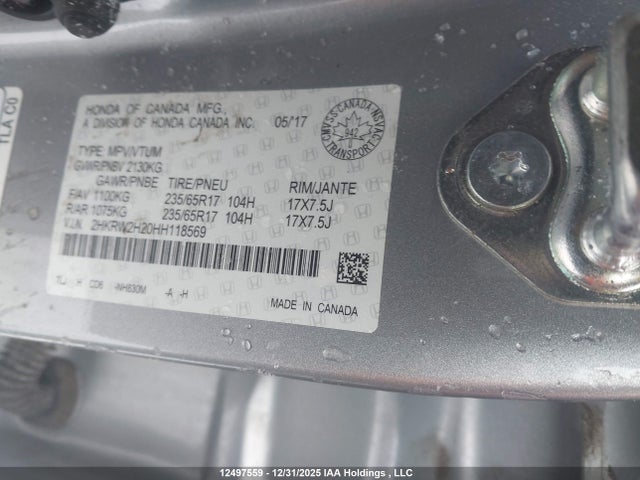 2HKRW2H20HH118569 Honda CR-V