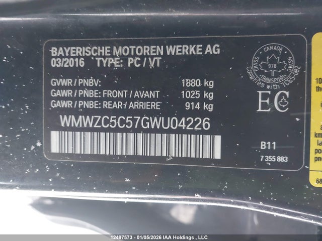 WMWZC5C57GWU04226 Mini Countryman Cooper S