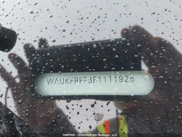 WAUKFRFF3F1111925 Audi A3 2.0t Technik