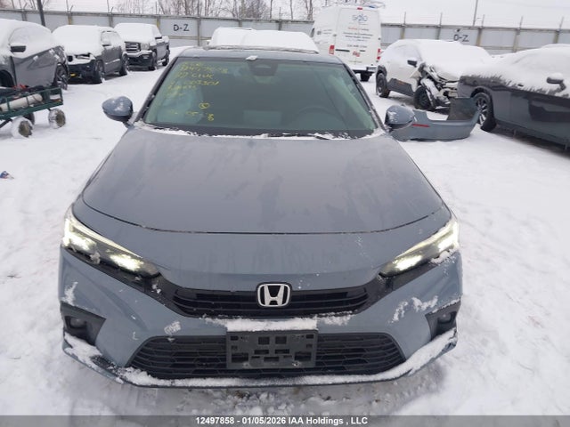 2022 Honda Civic Touring მანქანა იყიდება აუქციონზე, vin: 2HGFE1F90NH003301, აუქციონის ნომერი: 12497858