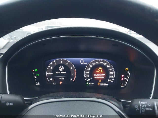 2022 Honda Civic Touring მანქანა იყიდება აუქციონზე, vin: 2HGFE1F90NH003301, აუქციონის ნომერი: 12497858