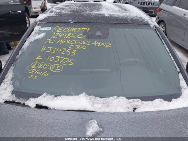 12498201 :رقم المزاد ، 55SWF8EB1LU334253 vin ، 2020 Mercedes-benz C 300 4matic مزاد بيع