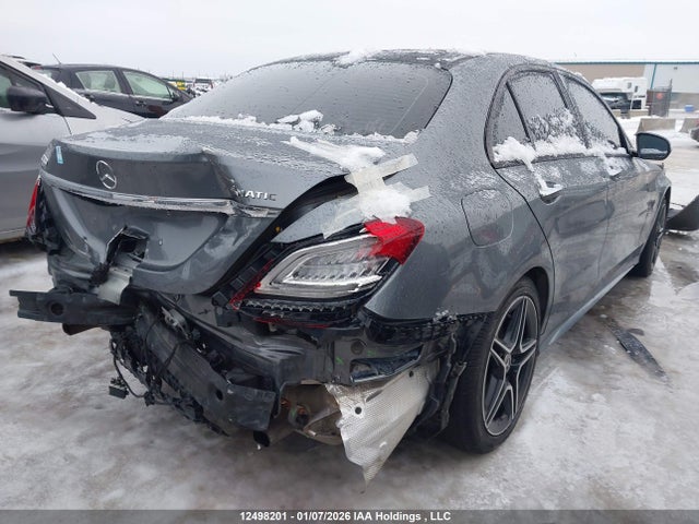 12498201 :رقم المزاد ، 55SWF8EB1LU334253 vin ، 2020 Mercedes-benz C 300 4matic مزاد بيع